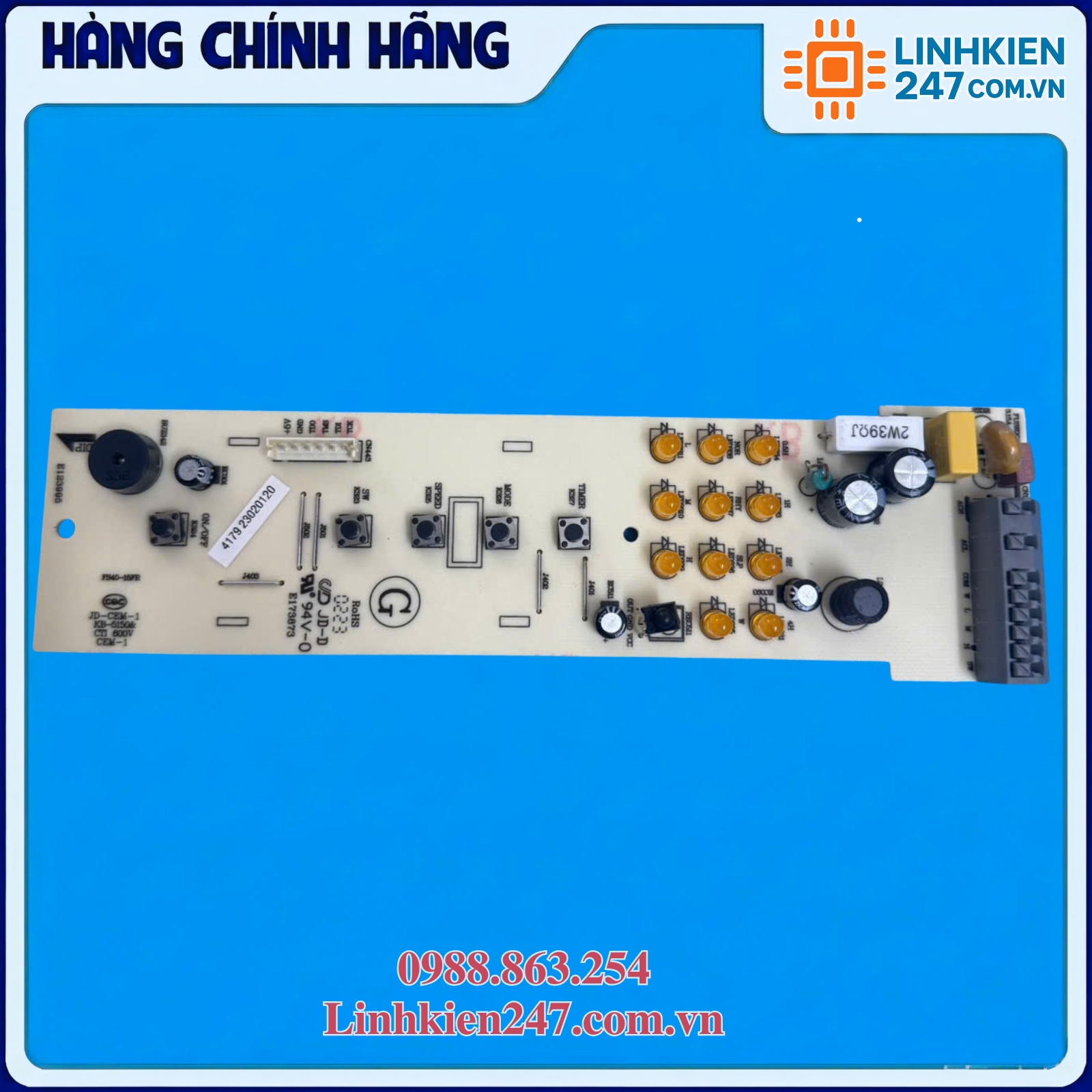 Bo Điều Khiển Quạt Toshiba F-LSA20(H)VN Mã 17156000000183 | Hàng Zin Theo Máy