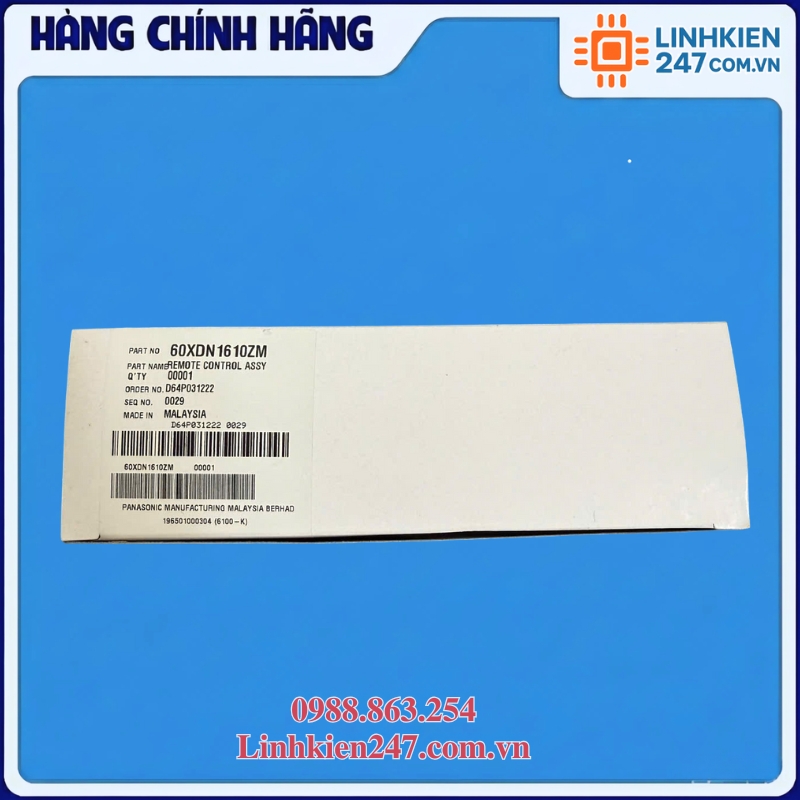 Điều Khiển Quạt Trần Panasonic F-60XDN (60XDN1610ZM) – Remote Chính Hãng, Giá Tốt - Ảnh 4