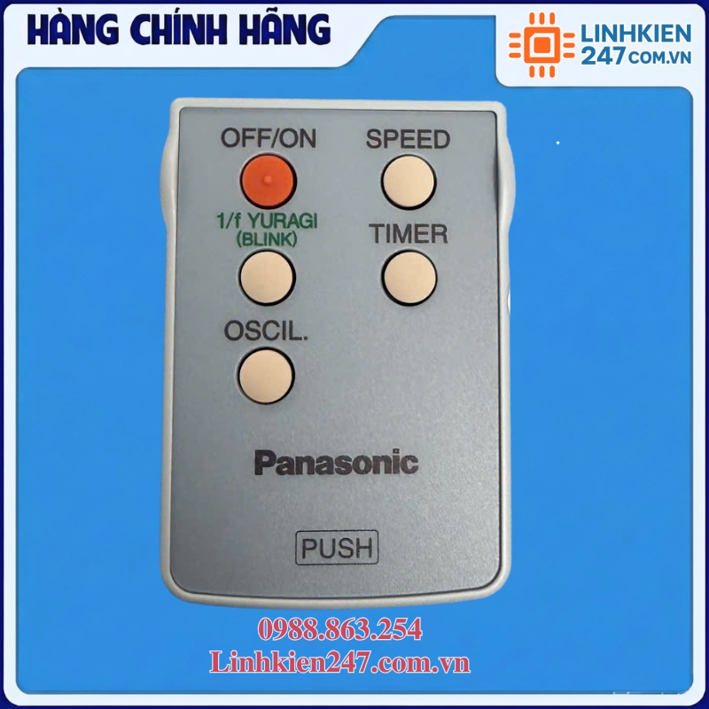 Điều Khiển Từ Xa Panasonic F-308NH Mã 308NH1600ZMA Chính Hãng