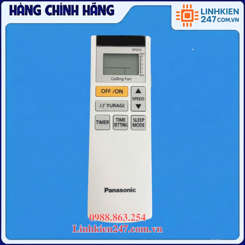 Điều khiển quạt trần Panasonic F-60XDN Mới Chính Hãng Điều khiển quạt trần Panasonic F-60XDN Mới Chính Hãng