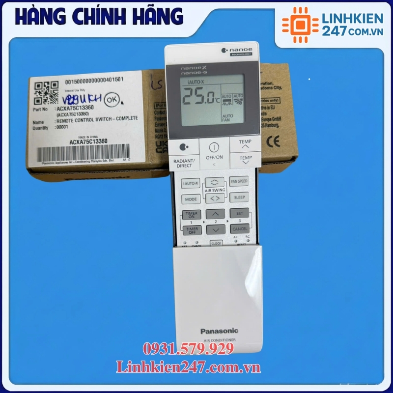 Điều Khiển Điều Hòa Panasonic Chính Hãng Điều Khiển Điều Hòa Panasonic Chính Hãng