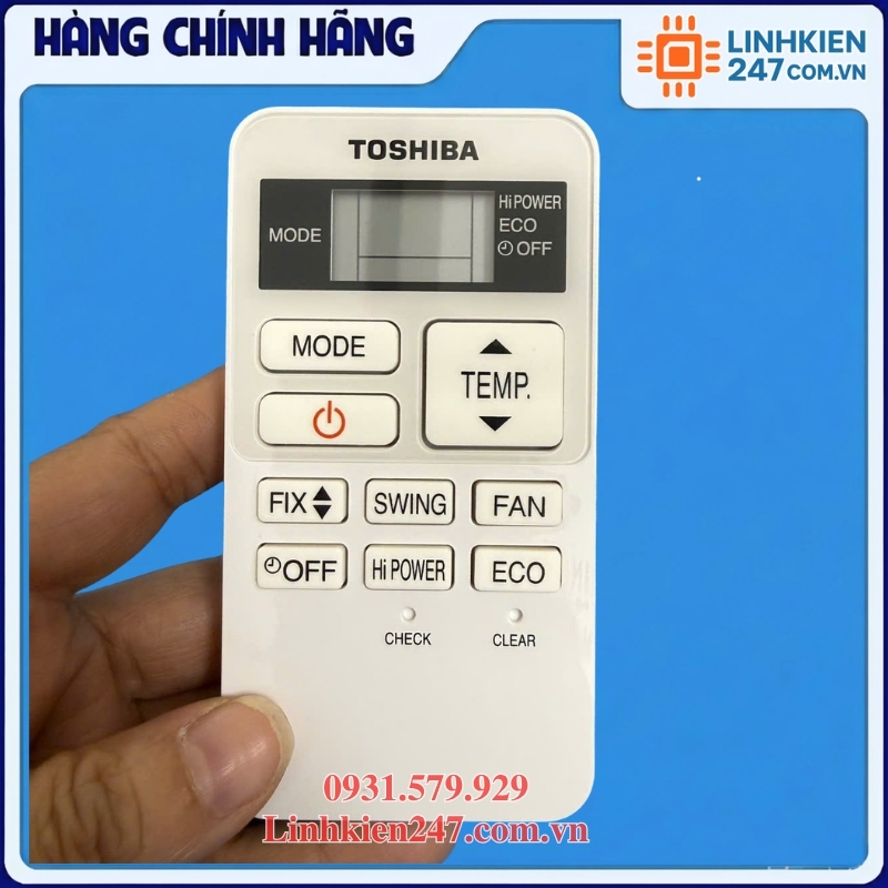 Điều Khiển Điều Hòa Toshiba Mới Chính Hãng Điều Khiển Điều Hòa Toshiba Mới Chính Hãng