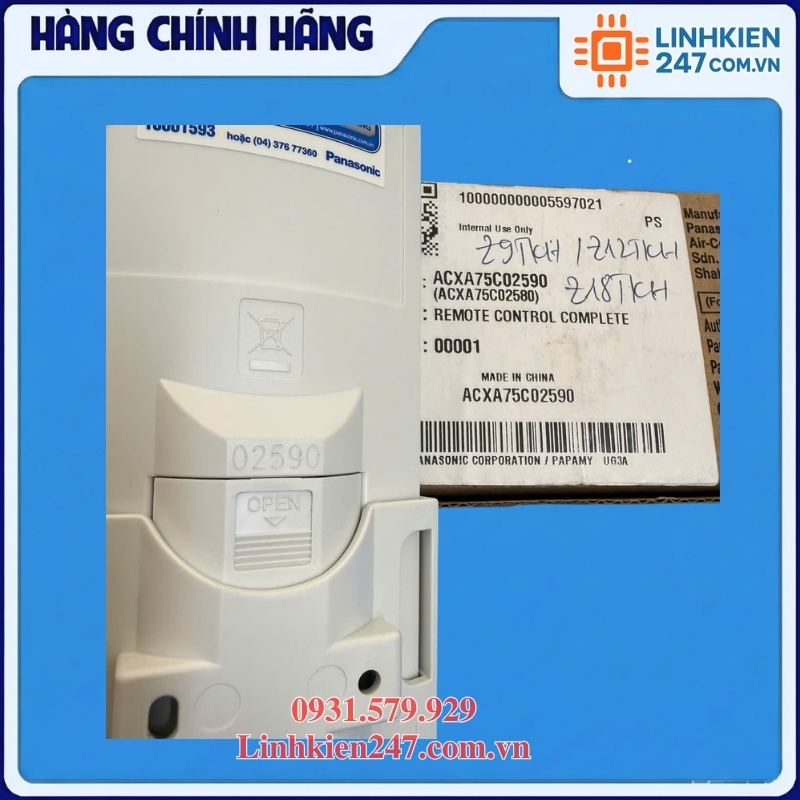 Điều Khiển Điều Hòa Panasonic Chính Hãng | Dùng Cho CS-Z9TKH, CS-Z12TKH, CS-Z18TKH, CS-Z9VKH, CS-Z12VKH, CS-Z18VKH - Ảnh 5