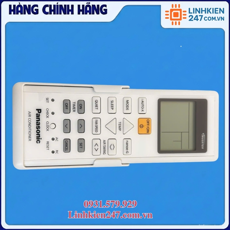 Điều Khiển Điều Hòa Panasonic Chính Hãng | Dùng Cho CS-Z9TKH, CS-Z12TKH, CS-Z18TKH, CS-Z9VKH, CS-Z12VKH, CS-Z18VKH - Ảnh 6