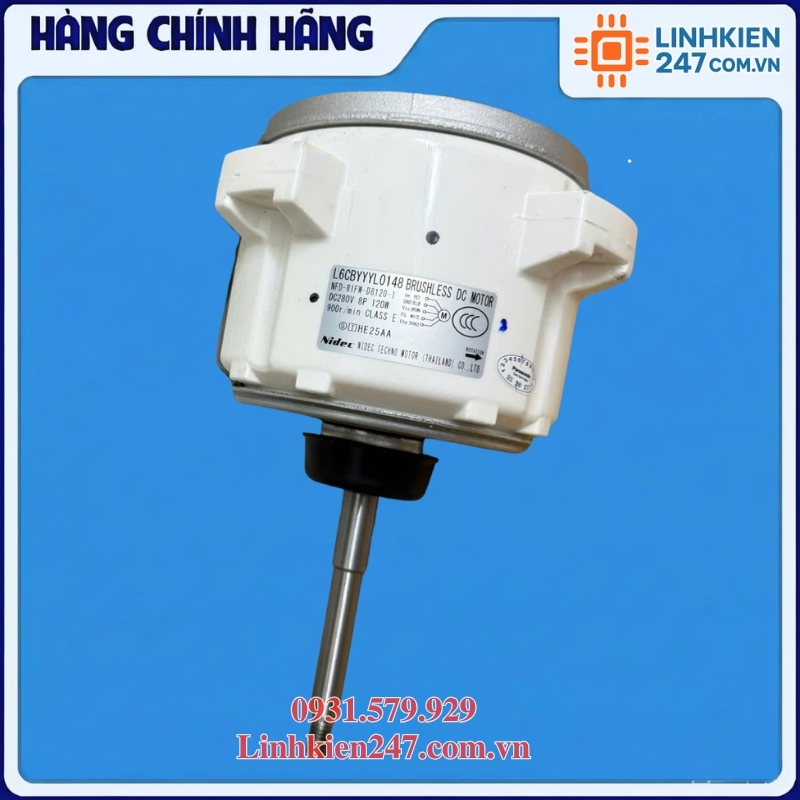 Mô Tơ Quạt Dàn Nóng Panasonic L6CBYYYL0148 Cho U-10LE1H7E, U-8LE1H7E Chính Hãng - Ảnh 2