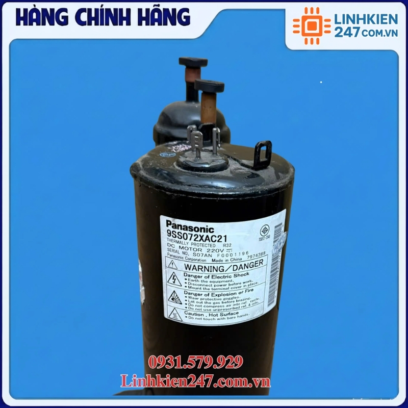 Máy Nén Điều Hòa Panasonic Mã 9SS072XAC21 Chính Hãng Máy Nén Điều Hòa Panasonic Mã 9SS072XAC21 Chính Hãng