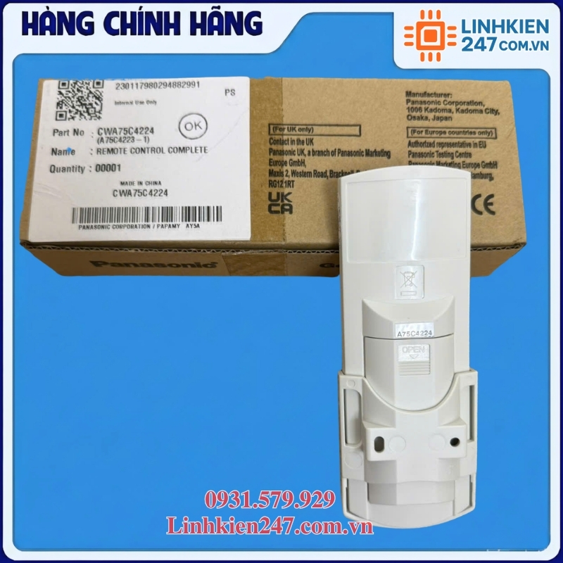 Điều Khiển Từ Xa Điều Hòa Panasonic 2 Chiều CS-A9PKH-8, CS-A12PKH-8, CS-E9PKH-8, CS-E12PKH-8 Chính Hãng Mã CWA75C4224 - Ảnh 2