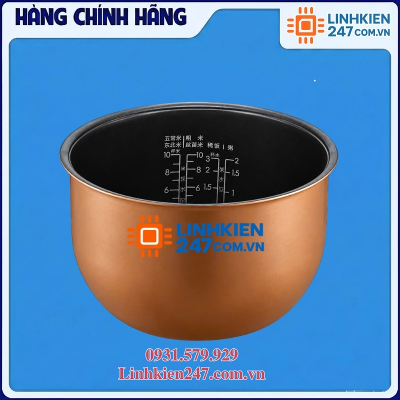 Ruột Nồi Cao Tần Toshiba 1.5L RC-15IP1UVN(K) Ruột Nồi Cao Tần Toshiba 1.5L RC-15IP1UVN(K)