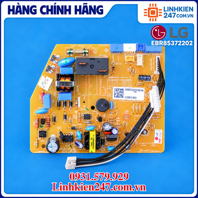 Bo Mạch Điều Khiển Dàn Lạnh Điều Hòa LG Mã EBR85372202 6871A20572G Chính Hãng - Ảnh 3