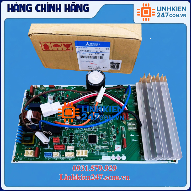 Bo Mạch Dàn Nóng Mitsubishi MUZ-HT35VF Mã E2283V451 Chính Hãng Bo Mạch Dàn Nóng Mitsubishi MUZ-HT35VF Mã E2283V451 Chính Hãng