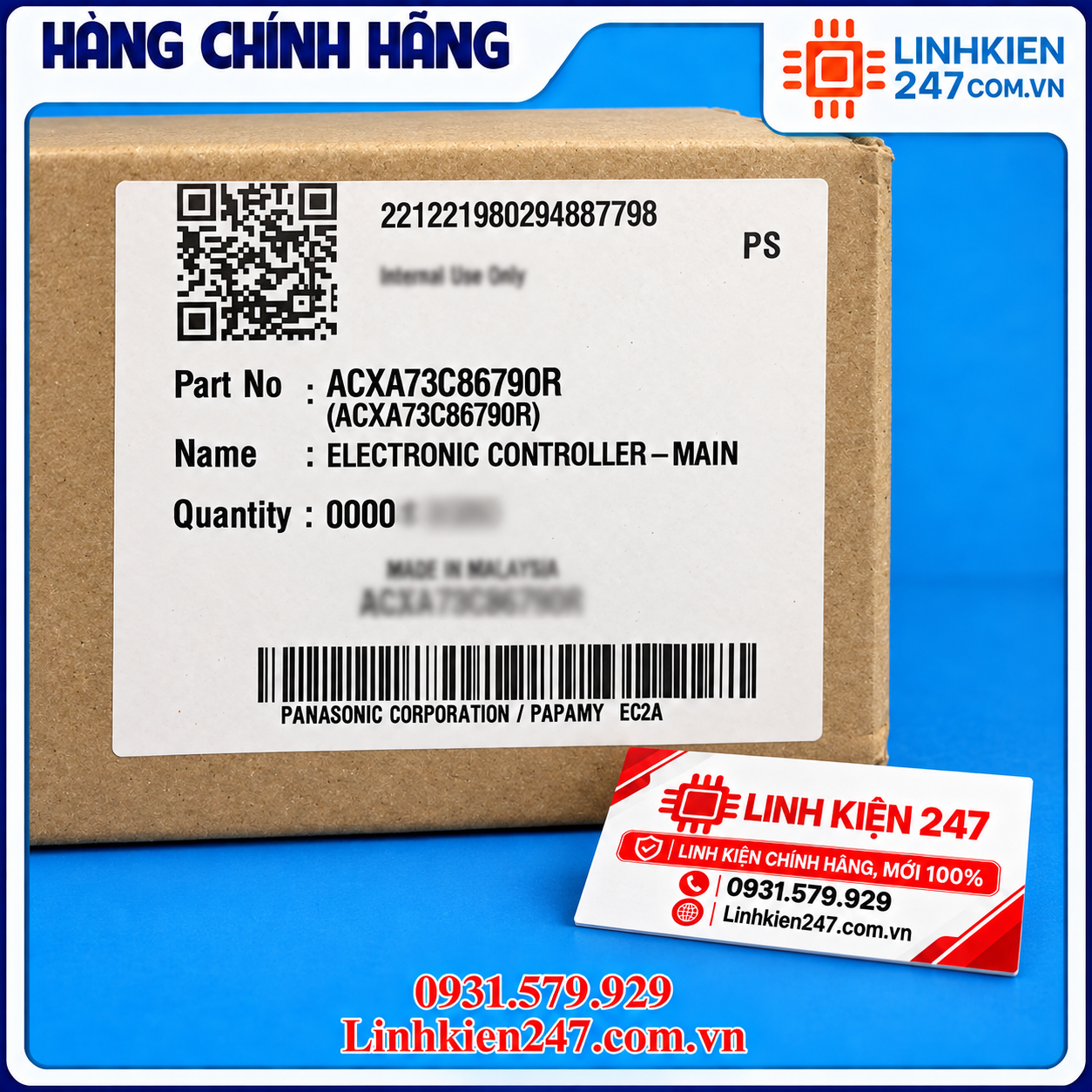 Bo Mạch Dàn Nóng Panasonic ACXA73C86790R Chính Hãng Bo Mạch Dàn Nóng Panasonic ACXA73C86790R Chính Hãng