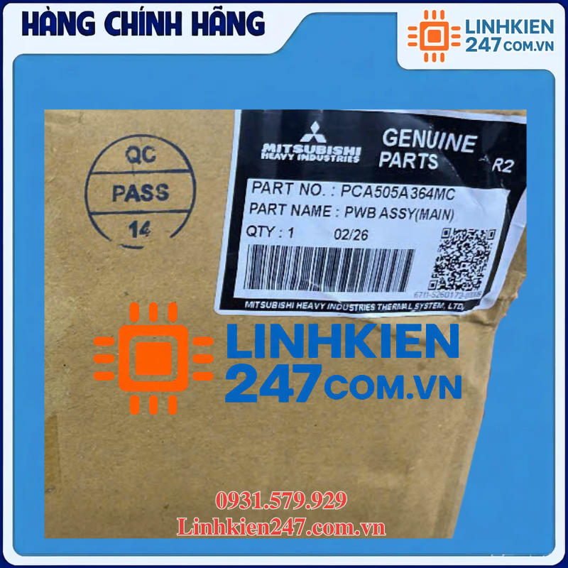 Bo Mạch Điều Khiển Chính Điều Hòa Mitsubishi Heavy Mã PCA505A364MC Chính Hãng Mới 100% - Ảnh 5