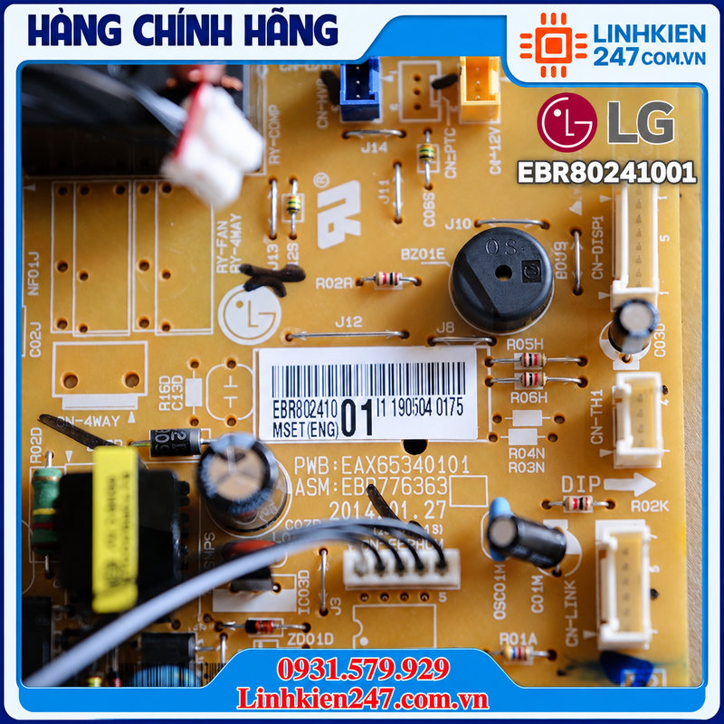 Bo Mạch Điều Khiển Dàn Lạnh LG EBR80241001 Chính Hãng Bo Mạch Điều Khiển Dàn Lạnh LG EBR80241001 Chính Hãng