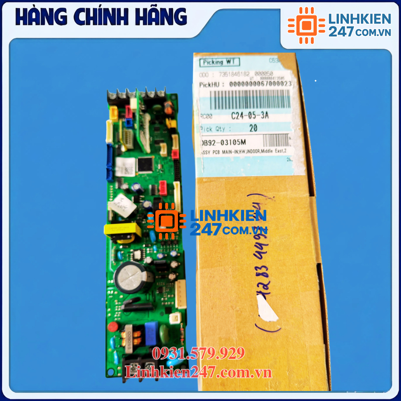 Bo Mạch Điều Khiển Điều Hòa Âm Trần Samsung AC071TN4DKC Mã DB92-03105M Chính Hãng