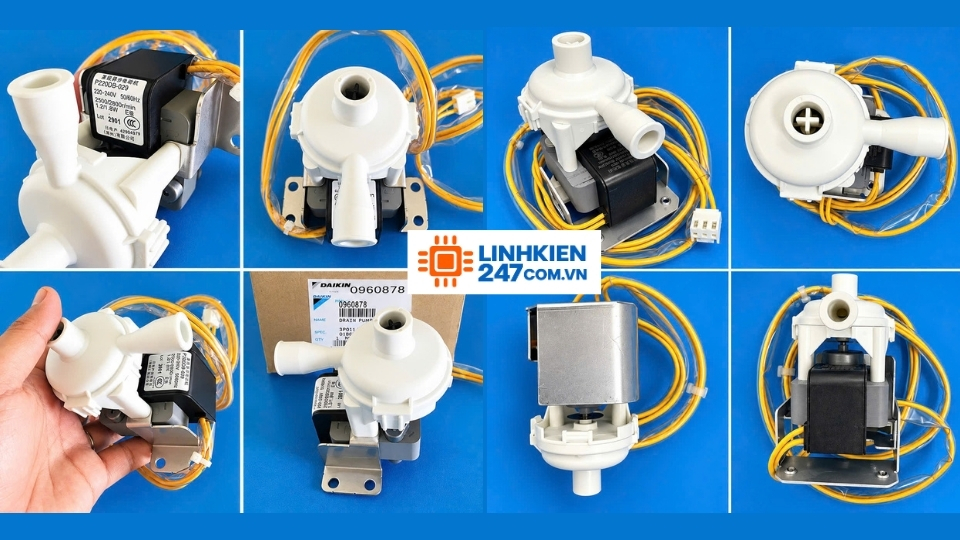 Bơm Nước Điều Hòa Daikin Chính Hãng – Bơm Nước Ngưng, Bơm Nước Xả Daikin
