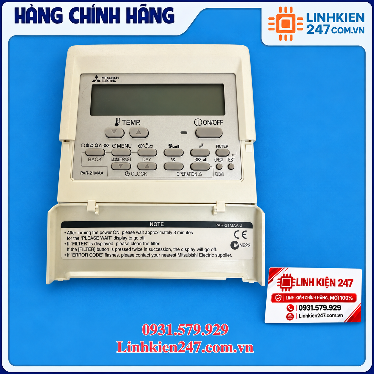 Điều Khiển Có Dây Mitsubishi PAR-21MAA Chính Hãng Mới 100% Điều Khiển Có Dây Mitsubishi PAR-21MAA Chính Hãng Mới 100%