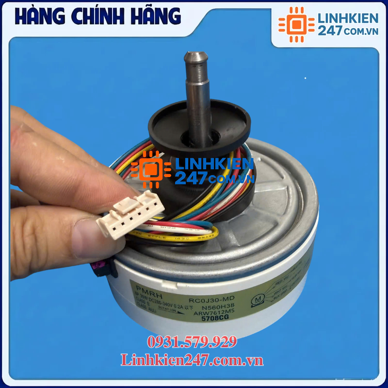 Motor Quạt Điều Hòa Mitsubishi Electric RC0J30-MD Model MSY-JW60VF Mã E22J44300 Motor Quạt Điều Hòa Mitsubishi Electric RC0J30-MD Model MSY-JW60VF Mã E22J44300