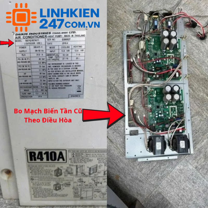 Bo Mạch Biến Tần Daikin RXYQ16TAY1 Bo Mạch Biến Tần Daikin RXYQ16TAY1