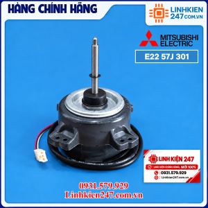Motor Quạt Dàn Nóng Điều Hòa Mitsubishi Electric E2257J301 Dùng Cho MU-GS10VF-DA1, MU-GS13VF-DA1 Chính Hãng